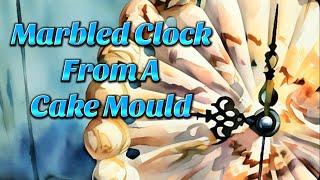 #132 Easy Eco Pour Clock Using A Cake Mould @flowartbyjessica5238