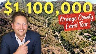 Tour a $1,100,000 25-Acre Lot in the Canyons of Orange County | Land for Sale in Orange County, Ca