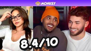 Adin Ross & Chris Brown RIZZ Up Girls On Monkey..