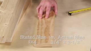 How To Understand Lumber Sizing