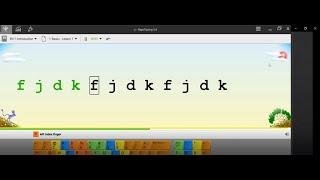 Rapid Typing tutor lesson practice