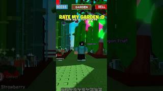 Rate My Garden In Roblox Grow A Garden!