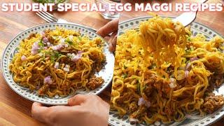 Student Special Egg Maggi Recipes