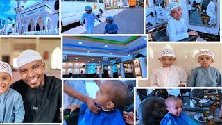 Vlog Masjidka Salaada Jimcaha+Z.cadde oo timaha kaso jaray #IskaashiFamily#