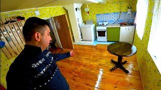 《  КУПИЛ ДОМ  В ДЕРЕВНЕ 》Ремонт в доме   Сделал откосы и   Покрасил | Полы готовы