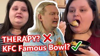 AMBERLYNN IS DONE BUT NOT WITH HER FAVORITE KFC FAMOUS BOWLS