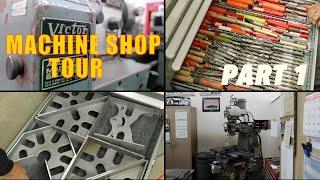 Mind-blowing! Machine Shop Tool Collection Tour Part 1 Reid's Shop Fireball tool