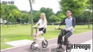 Freego EM-14S Portable Electric Bike - $99 Delivery from US Warehouse