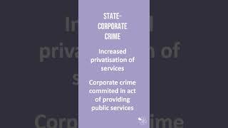 State Corporate | 60 Second Sociology (GCSE Crime and Deviance)