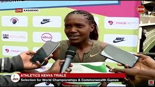 1500m Olympic champion, Faith Kipyegon emerges second in the 800m women's final