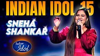 Awesome Singing Sneha Shankar Grand Premiere Indian Idol 15| Sneha ShankarToday Song Indian Idol15