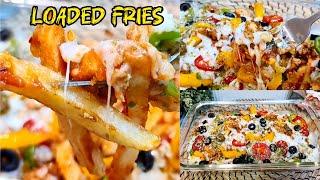 Loaded Fries | Chicken Loaded Fries | Pizza Fries Recipe | How to make loaded fries at home