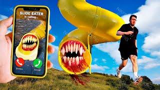 SLIDE EATER IS CALLING NIKPIG at 3AM! DRONE catch SCP playground slide!