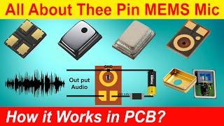 How Three & Four Pin Mems Mic works in android smartphone | Full info about SMD Digital Mic