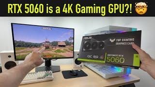 4K Gaming on the RTX 5060 is WILD! But not in a way you think