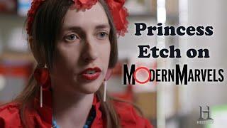 My Modern Marvels TV appearance! | Princess Etch - Etch A Sketch art