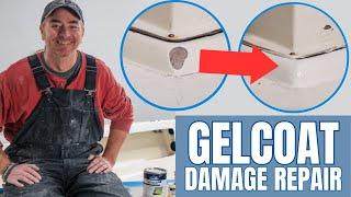 Gelcoat Damage Repairs FAST and EASY | DIY Boat Owner Basics