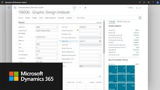 How to create a purchase order in Dynamics 365 Business Central