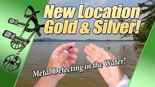 Gold and Silver Found Metal Detecting in the Water! #treasureSundays