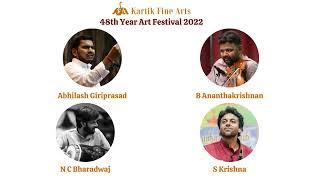 Kartik Fine Arts' 48th Year Art Festival - Isai Chudar Abilash Giriprasad | Bharatiya Vidya Bhavan |