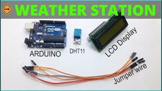 how to make weather station ( temperature and humidity)