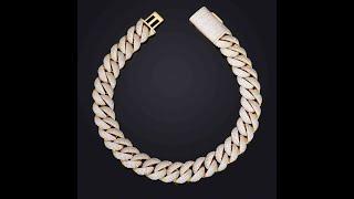 22mm Micro Paved 5 Rows Cuban Link Chain - UCCIYO