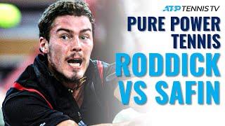 Pure POWER Tennis! Andy Roddick vs Marat Safin | ATP Finals 2004 Extended Highlights