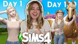 I PLAYED 100 DAYS IN SIMS 4 HORSE EDITION (FULL MOVIE) | Pinehaven