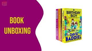 Birthday Boy, Taylor Turbochaser, Accidentally Famous & Head Kid by David Baddiel - Book Unboxing