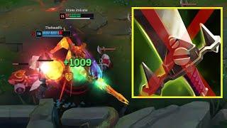 Sion with 4 items vs Aatrox with 2 items