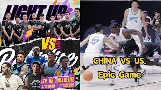 Chinese Streetball Team LTP Challenged Ballislife West Squad in LA