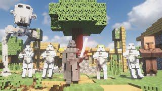 Star Wars Darth Vader in Realistic MINECRAFT Village in TEARDOWN