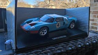 Beanstalk 1/18 Ford GT Gulf Edition Concept Unboxing!!!