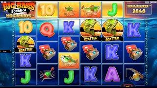 Big Bass Bonanza Megaways - Huge Win on the Bonus - £2.80 Stake - Online Slot Game