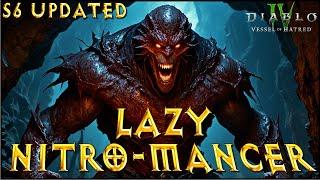 S6 Lazy NITROMANCER ! Speed Summoner Necromancer Build Diablo 4 VoH