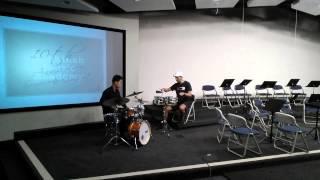 Drums and Timbales duet with timpanipark