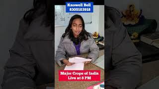 GK Live Session with Akshata Ma'am | Major Crops of India #knowellbell #sainik_school_coaching