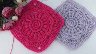 TIĞ İŞİ KABARTMALI KARE MOTİF YAPIMI / 3 Boyutlu Şahane Kare Motif Modeli /