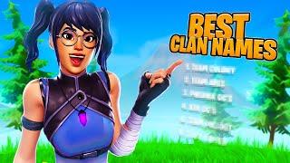 1000+ Best Cool/Sweaty Clan Names 2022! (Not Taken) | Join a Fortnite Clan