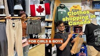 Clothing for girl & boys in Canada  | Cost | Detailed shopping video  | Manvi Gangwani