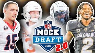 2025 NFL First Round Mock Draft For All 32 Picks! 2.0! (Early Season Predictions)