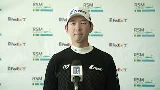 Seung Yul Noh Friday Korean Flash Interview 2022 The RSM Classic · Round 2