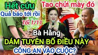 DƯ LUẬN DẬY SÓNG Sư Minh Tuệ GẶP NẠN,Bà Hằng HẾT CỨU dám chửi thầy quá nặng