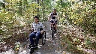 See the GRIT Freedom Chair all terrain wheelchair in Action