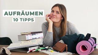 AUFRÄUMEN - 10 Tipps und Tricks: Hacks um Ordnung zu schaffen & zu halten | Inken Rott