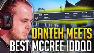 RANK 1 NA PLAYER DANTEH MEETS THE BEST MCCREE PLAYER IDDQD