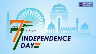 Happy Independence Day | Independence day motion graphics | 15 august motion graphics