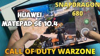 Call of Duty Warzone Mobile in Huawei MatePad SE 10.4 (Hand Cam)