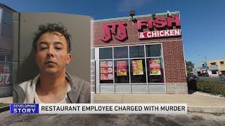 Man charged after 2 men killed by employee at SW Side fast-food restaurant, police say