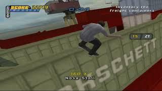 Inventory the freight containers goal - Shipyard | Tony Hawk's Pro Skater 4 THPS4